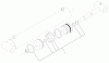 Compact Utility Loaders 22306 - Toro Dingo TX 420 Traction Unit (SN: 210000001 - 210000500) (2001) Pièces détachées HYDRAULIC CYLINDER ASSEMBLY NO. 99-6162
