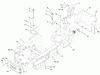 Compact Utility Loaders 22307 - Toro Dingo TX 425 Wide Track Compact Utility Loader (SN: 220000001 - 220000400) (2002) Pièces détachées MAIN FRAME AND FUEL TANK ASSEMBLY