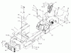 Compact Utility Loaders 22307 - Toro Dingo TX 425 Wide Track Compact Utility Loader (SN: 230000301 - 230000600) (2003) Pièces détachées MAIN FRAME AND FUEL TANK ASSEMBLY