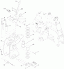 Zubehör 25432 - Toro Heavy Duty Backhoe 125, RT600 Traction Unit (SN: 313000001 - 313999999) (2013) Pièces détachées PIVOT FRAME ASSEMBLY