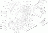 Compact Utility Loaders 22308 - Toro Dingo TX 413 Compact Utility Loader (SN: 250000001 - 250999999) (2005) Pièces détachées FRAME ASSEMBLY