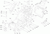 Compact Utility Loaders 22308 - Toro Dingo TX 413 Compact Utility Loader (SN: 260000001 - 260999999) (2006) Pièces détachées FRAME ASSEMBLY