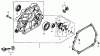 Compact Utility Loaders 22308 - Toro Dingo TX 413 Compact Utility Loader (SN: 280000001 - 280999999) (2008) Pièces détachées CRANKCASE COVER ASSEMBLY HONDA GX390K1QNE2