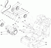 Compact Utility Loaders 22308 - Toro Dingo TX 413 Compact Utility Loader (SN: 280000001 - 280999999) (2008) Pièces détachées ENGINE AND DRIVE ASSEMBLY