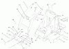 Compact Utility Loaders 22312 - Toro Dingo 323 Compact Utility Loader (SN: 230000001 - 230999999) (2003) Pièces détachées FRAME AND LOADER ARM ASSEMBLY