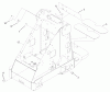 Compact Utility Loaders 22312 - Toro Dingo 323 Compact Utility Loader (SN: 230000001 - 230999999) (2003) Pièces détachées FRAME ASSEMBLY NO. 105-8375