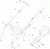 Compact Utility Loaders 22319 - Toro Dingo TX 525 Compact Utility Loader (SN: 270000401 - 270999999) (2007) Pièces détachées LOADER ARM ASSEMBLY