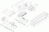 Compact Utility Loaders 22320 - Toro Dingo TX 525 Wide Track Compact Utility Loader (SN: 270000401 - 270999999) (2007) Pièces détachées TRACK AND TRACTION ASSEMBLY