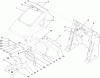 Compact Utility Loaders 22321 - Toro Dingo TX 427 Compact Utility Loader (SN: 280000001 - 280999999) (2008) Pièces détachées HOOD ASSEMBLY