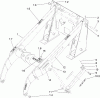 Compact Utility Loaders 22321 - Toro Dingo TX 427 Compact Utility Loader (SN: 290000001 - 290999999) (2009) Pièces détachées LOADER ARM ASSEMBLY