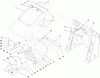 Compact Utility Loaders 22321 - Toro Dingo TX 427 Compact Utility Loader (SN: 310000001 - 310999999) (2010) Pièces détachées HOOD ASSEMBLY