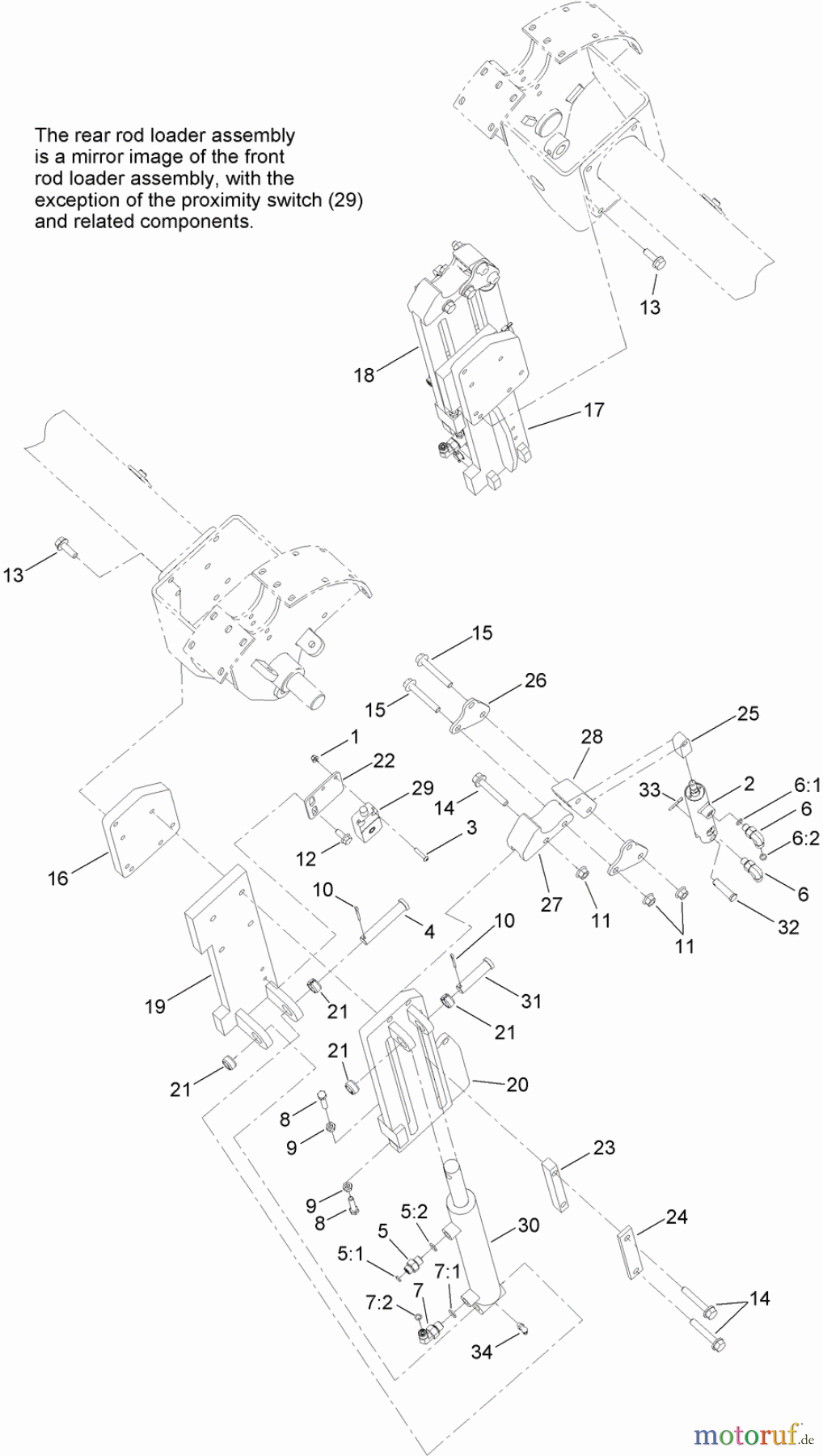  Zubehör 23800 - Toro 2024 Directional Drill (SN: 313000001 - 313999999) (2013) ROD LOADER ASSEMBLY
