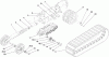 Compact Utility Loaders 22322 - Toro Dingo TX 427 Wide Track Compact Utility Loader (SN: 280000001 - 280999999) (2008) Pièces détachées TRACK AND TRACTION ASSEMBLY