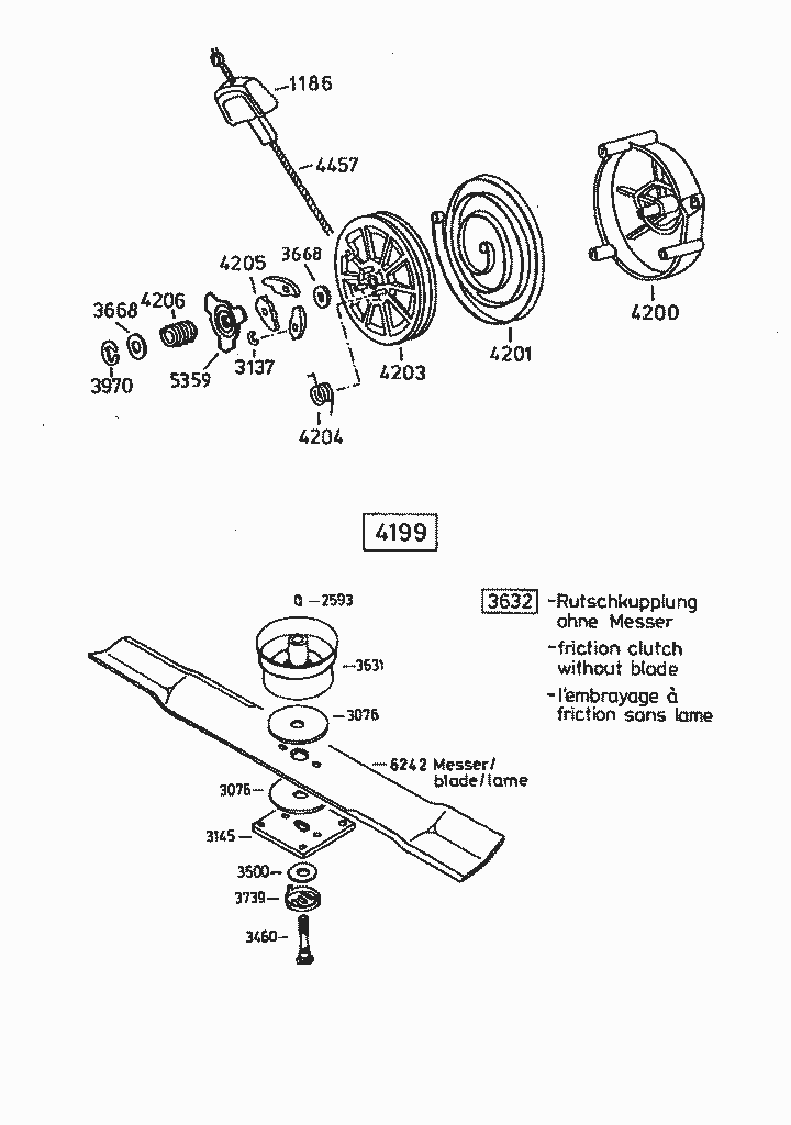 Listes de pièces de rechange