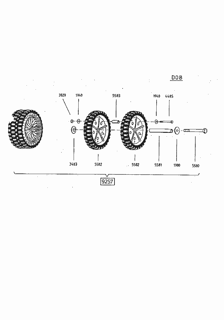 Listes de pièces de rechange