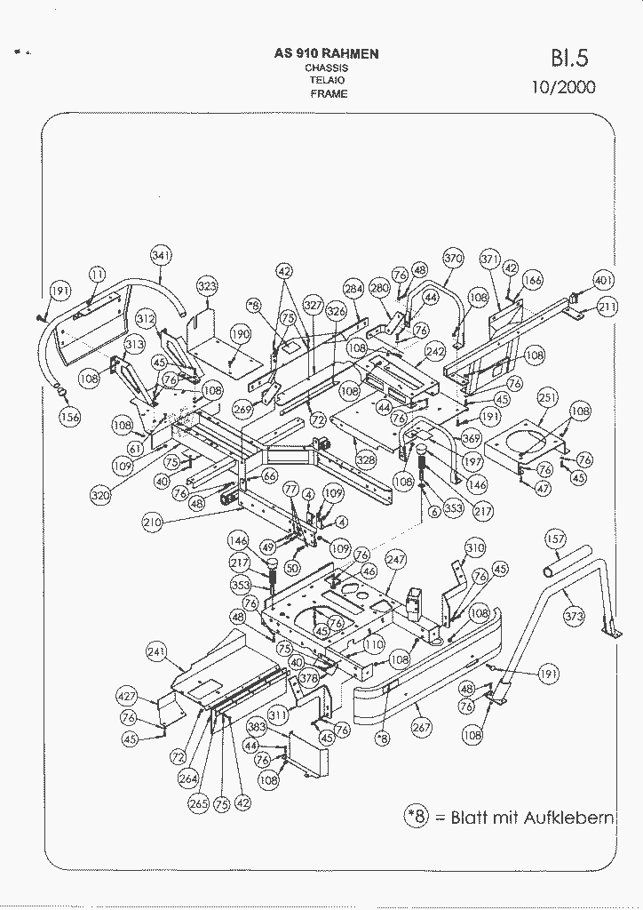 Listes de pièces de rechange