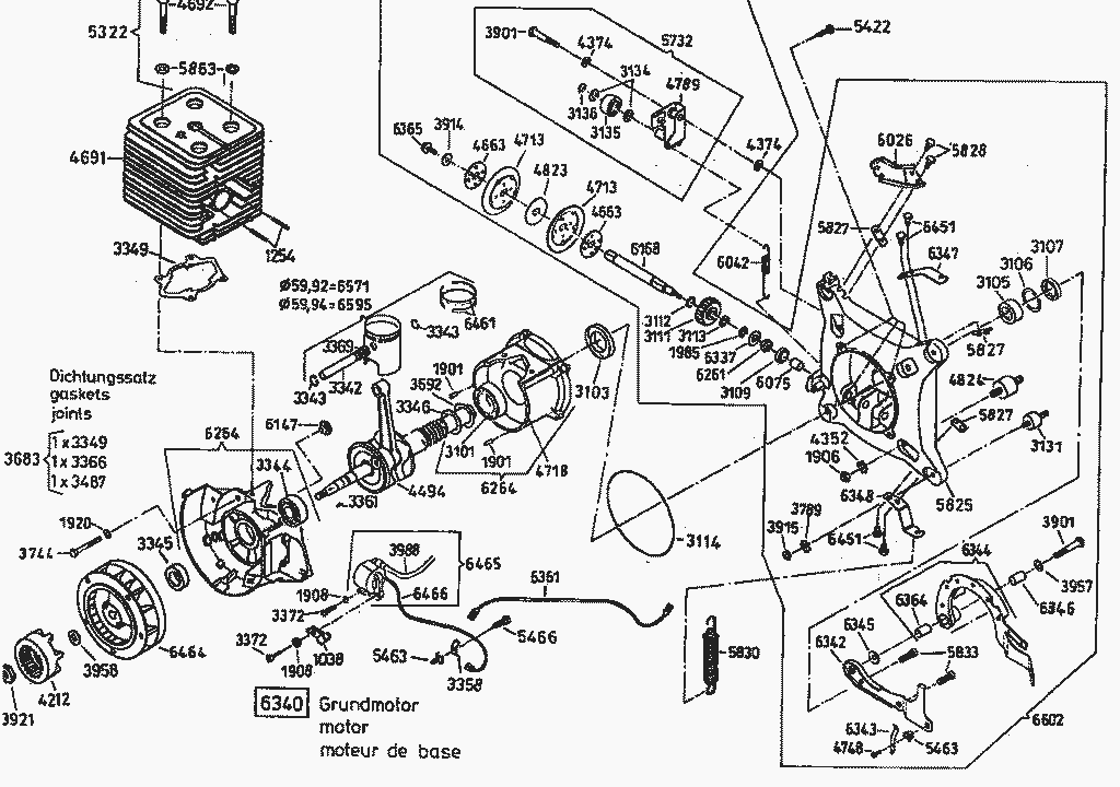 Listes de pièces de rechange