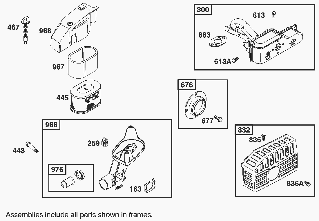 Listes de pièces de rechange