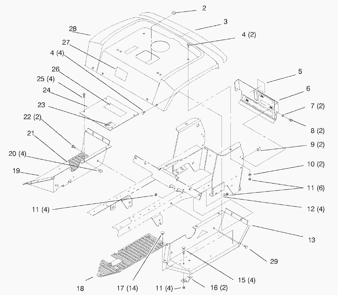Listes de pièces de rechange