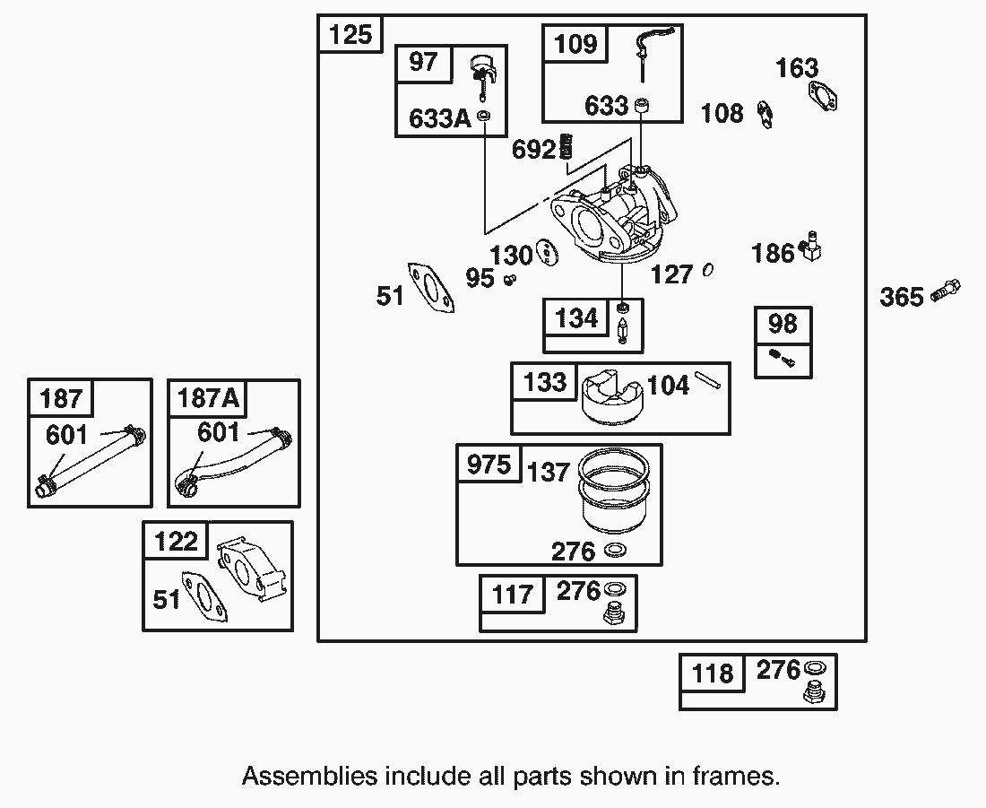 Listes de pièces de rechange