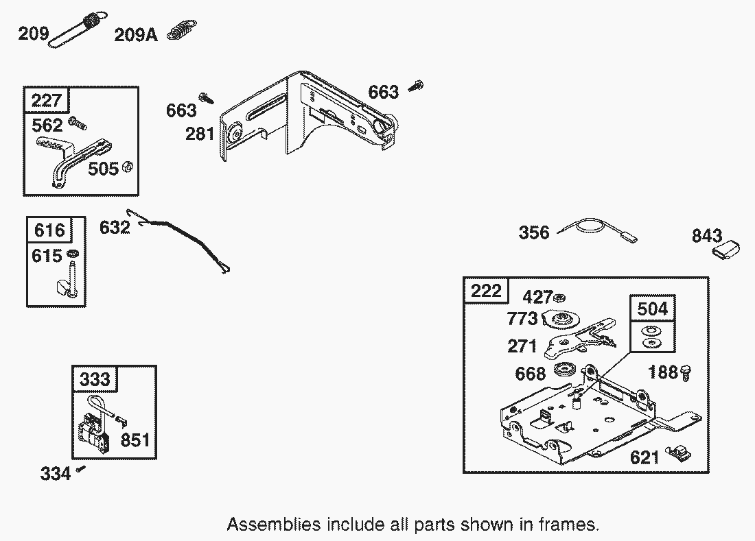 Listes de pièces de rechange