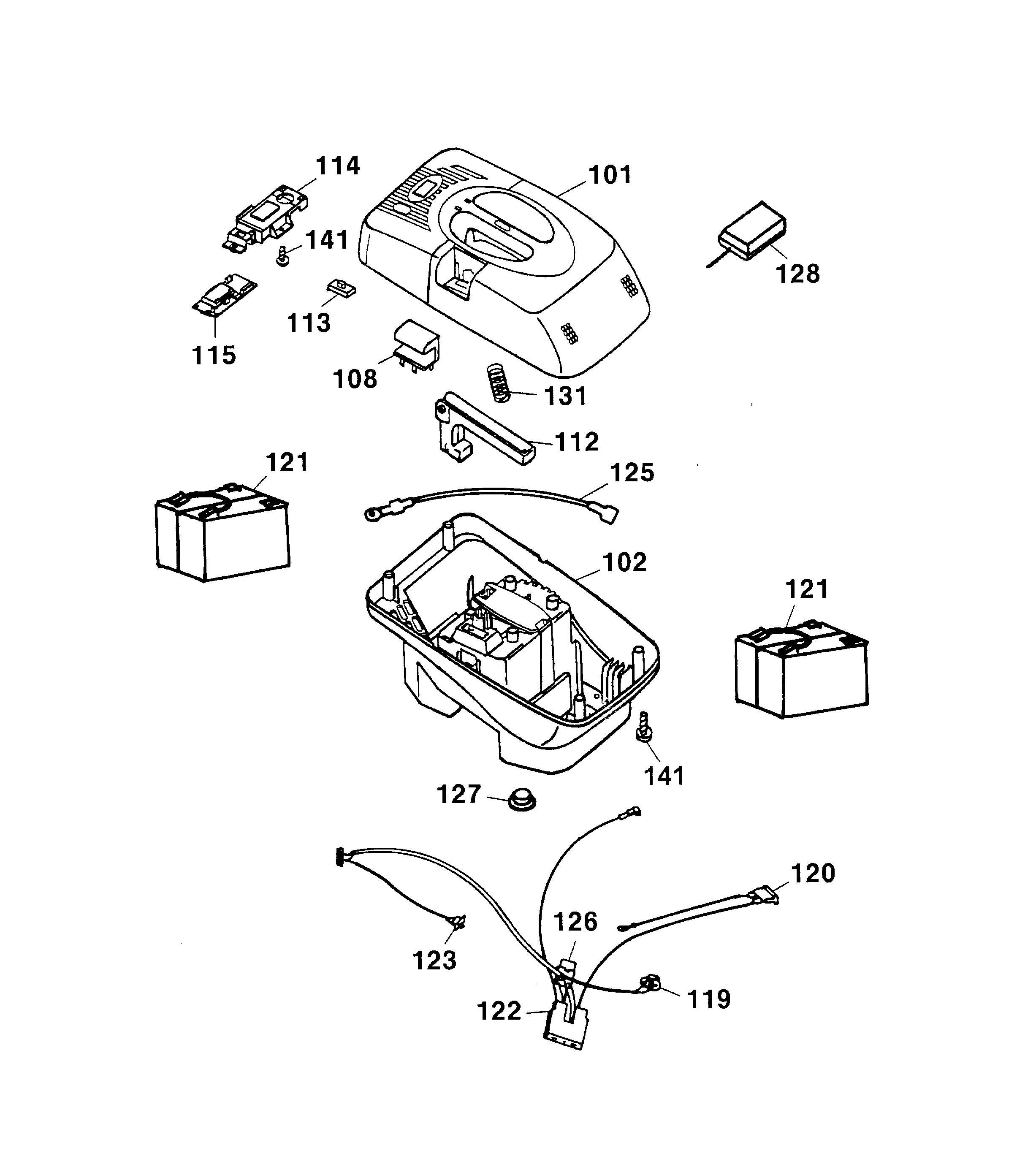 Listes de pièces de rechange