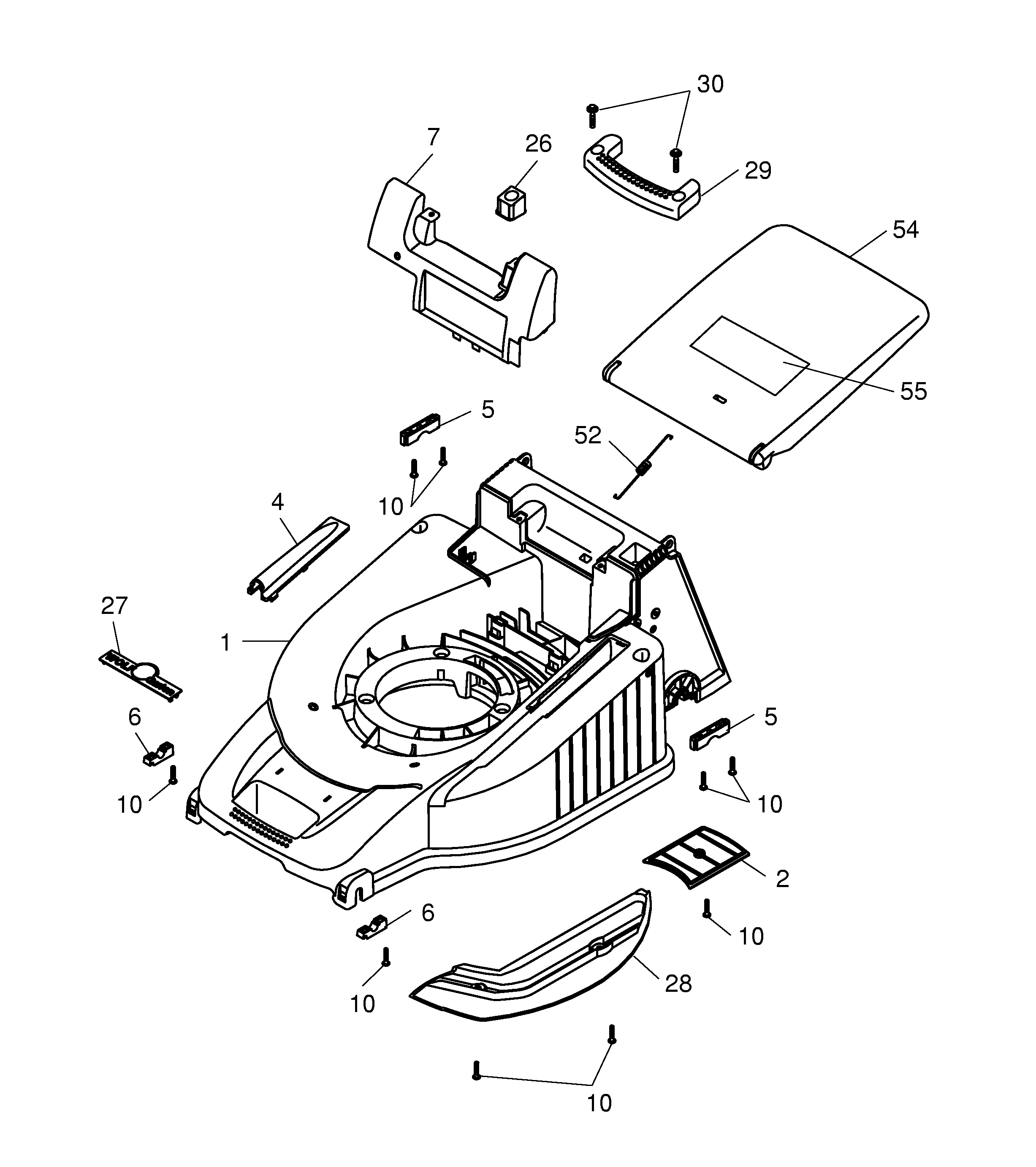 Listes de pièces de rechange