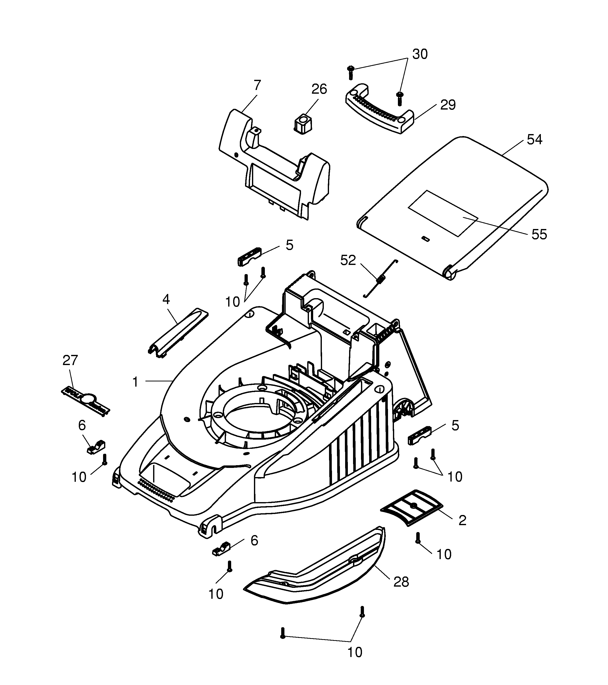 Listes de pièces de rechange