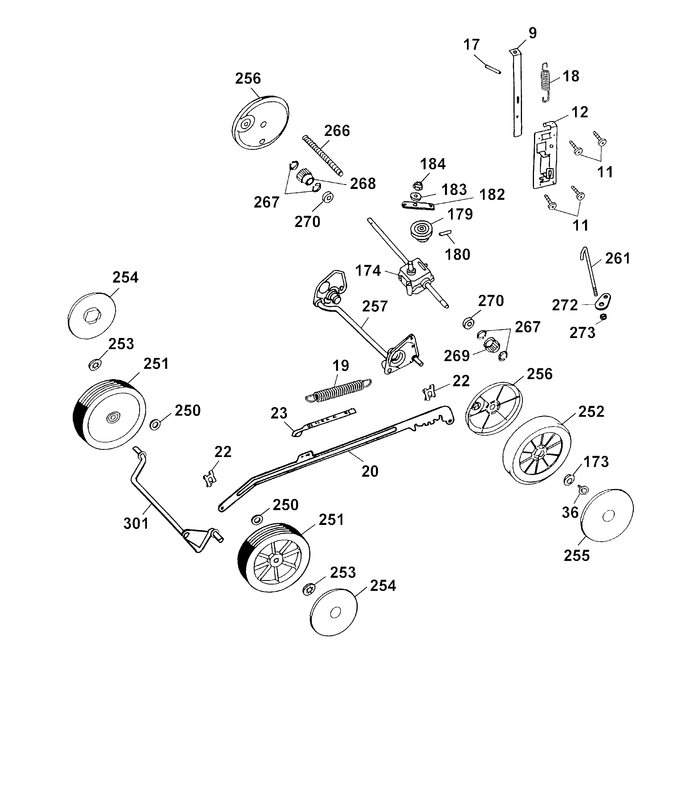 Listes de pièces de rechange
