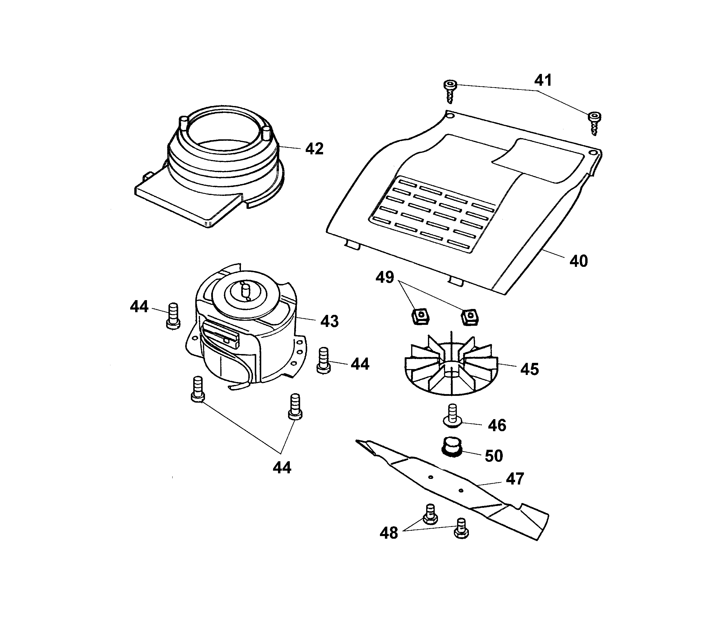 Listes de pièces de rechange