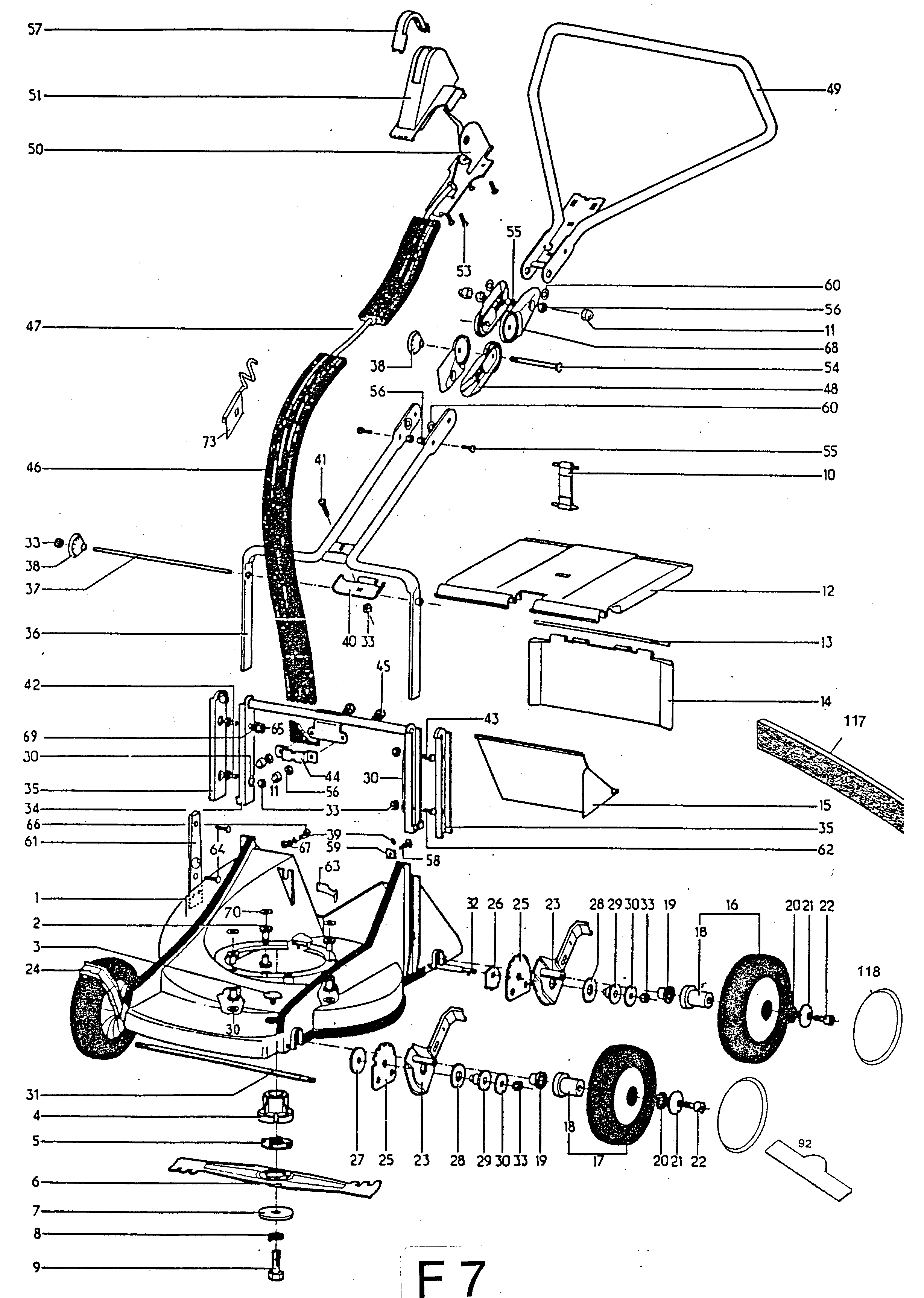 Listes de pièces de rechange