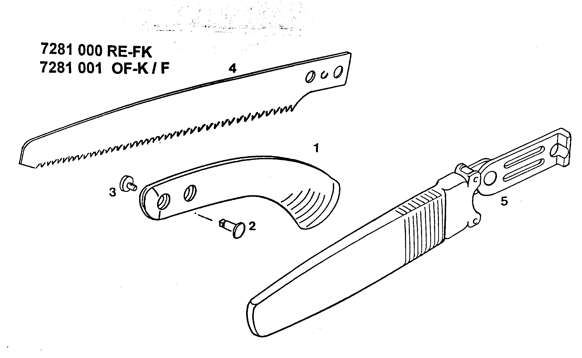 Listes de pièces de rechange