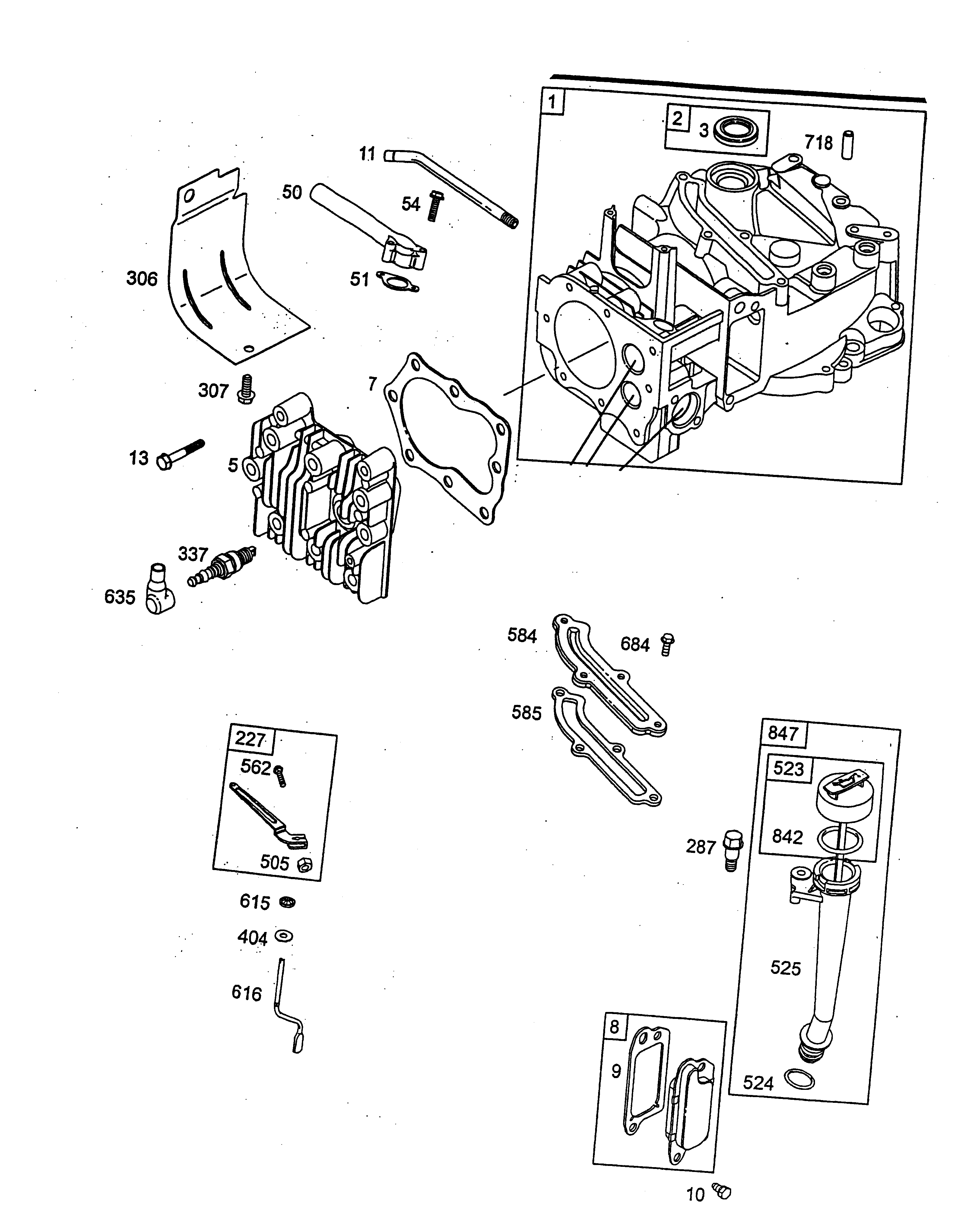 Listes de pièces de rechange