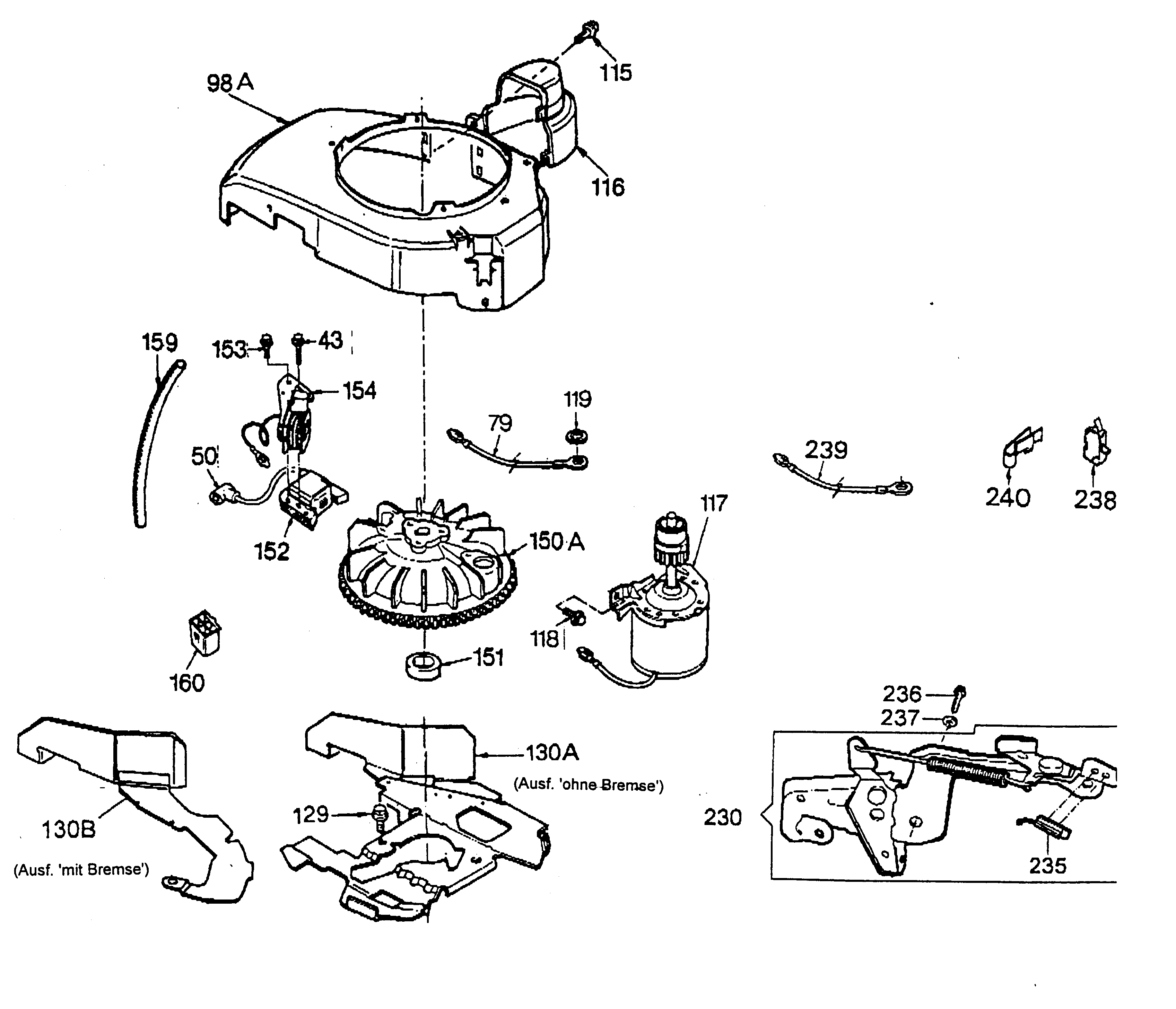 Listes de pièces de rechange