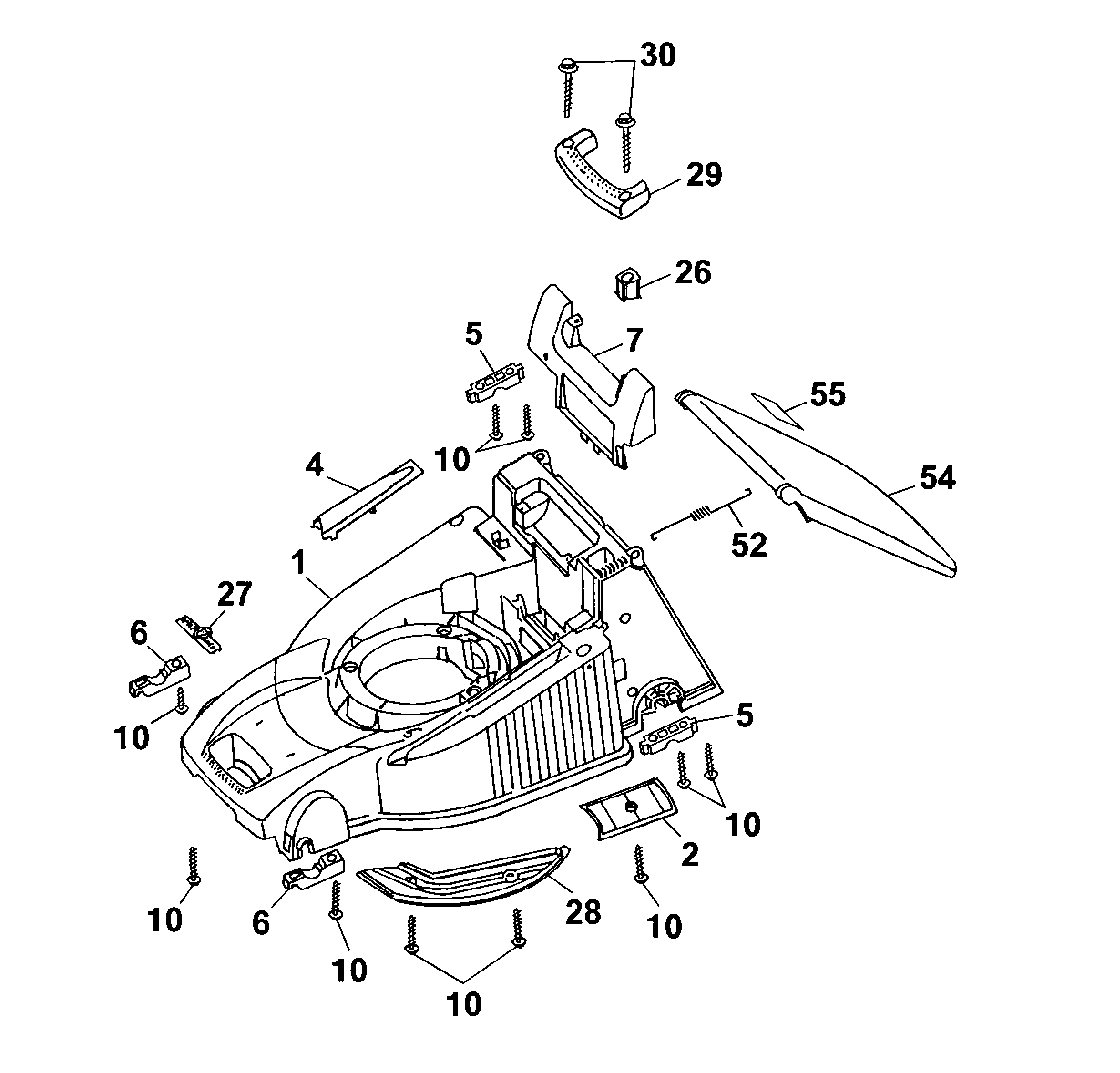 Listes de pièces de rechange