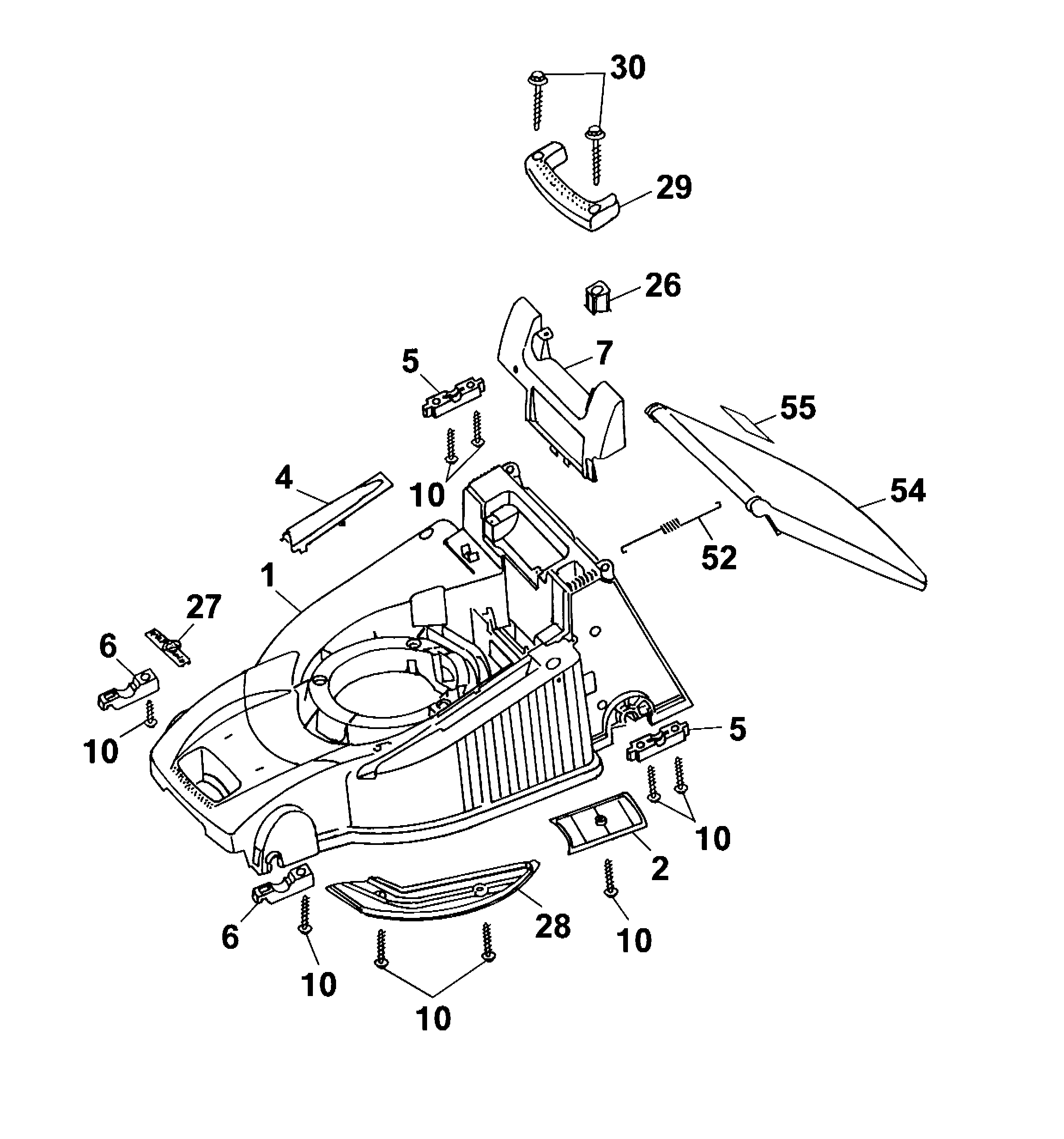 Listes de pièces de rechange