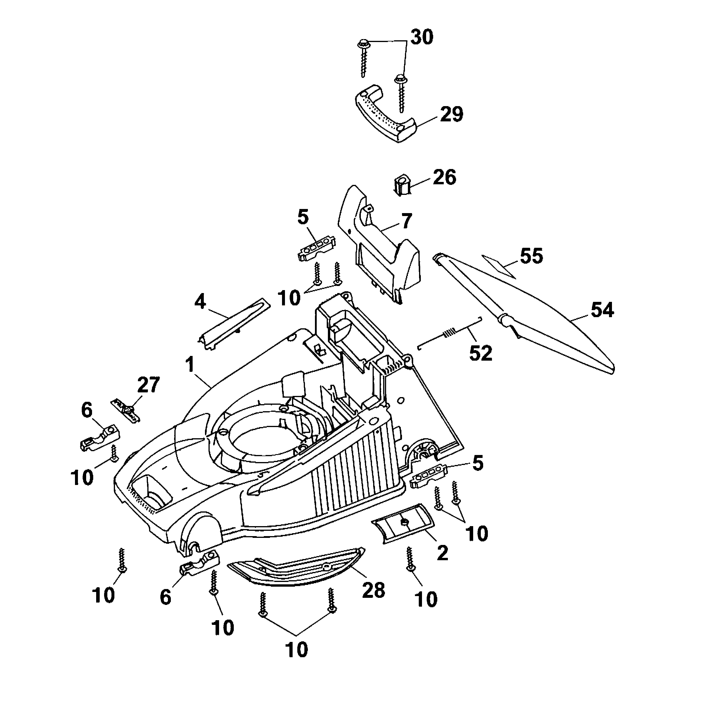 Listes de pièces de rechange