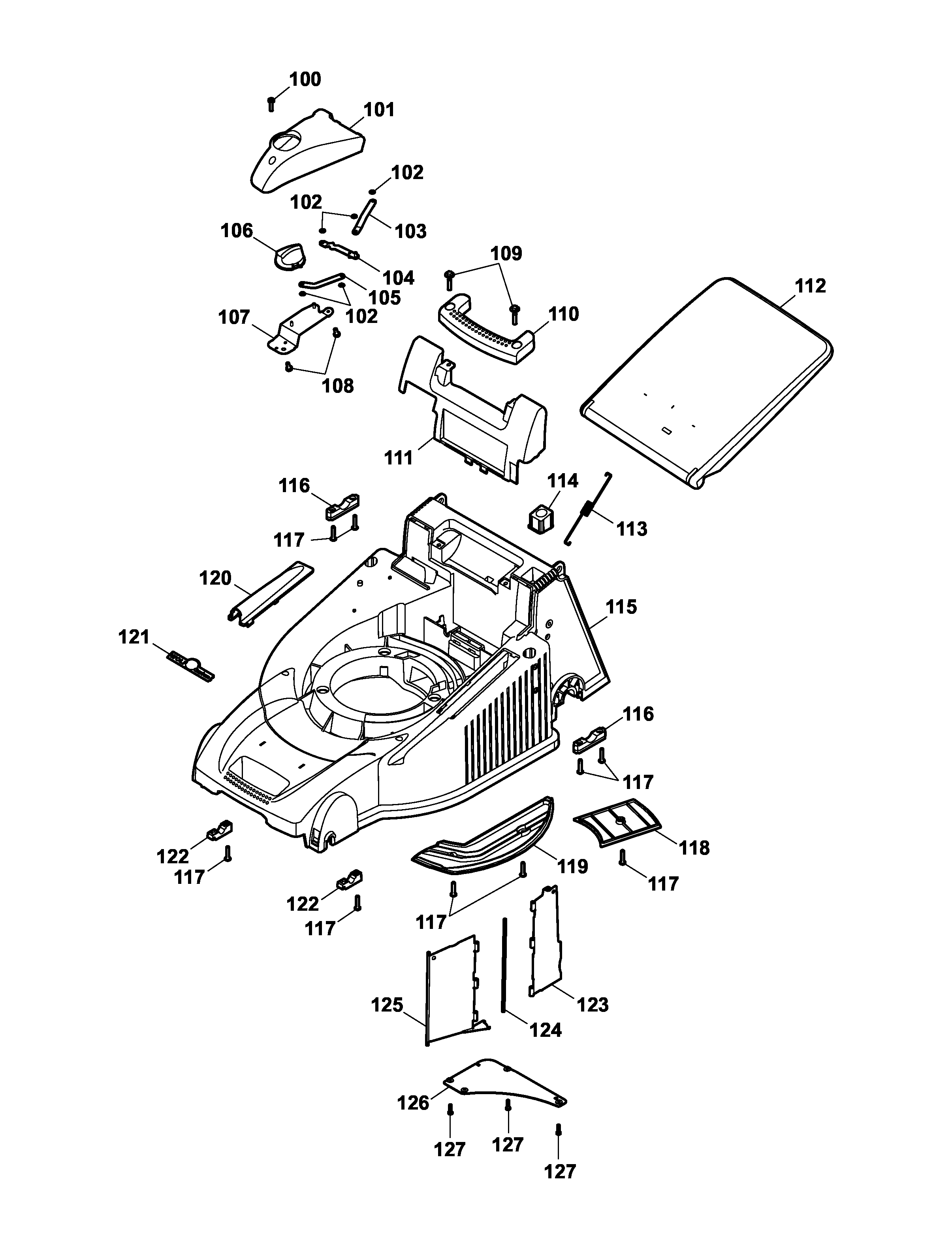 Listes de pièces de rechange