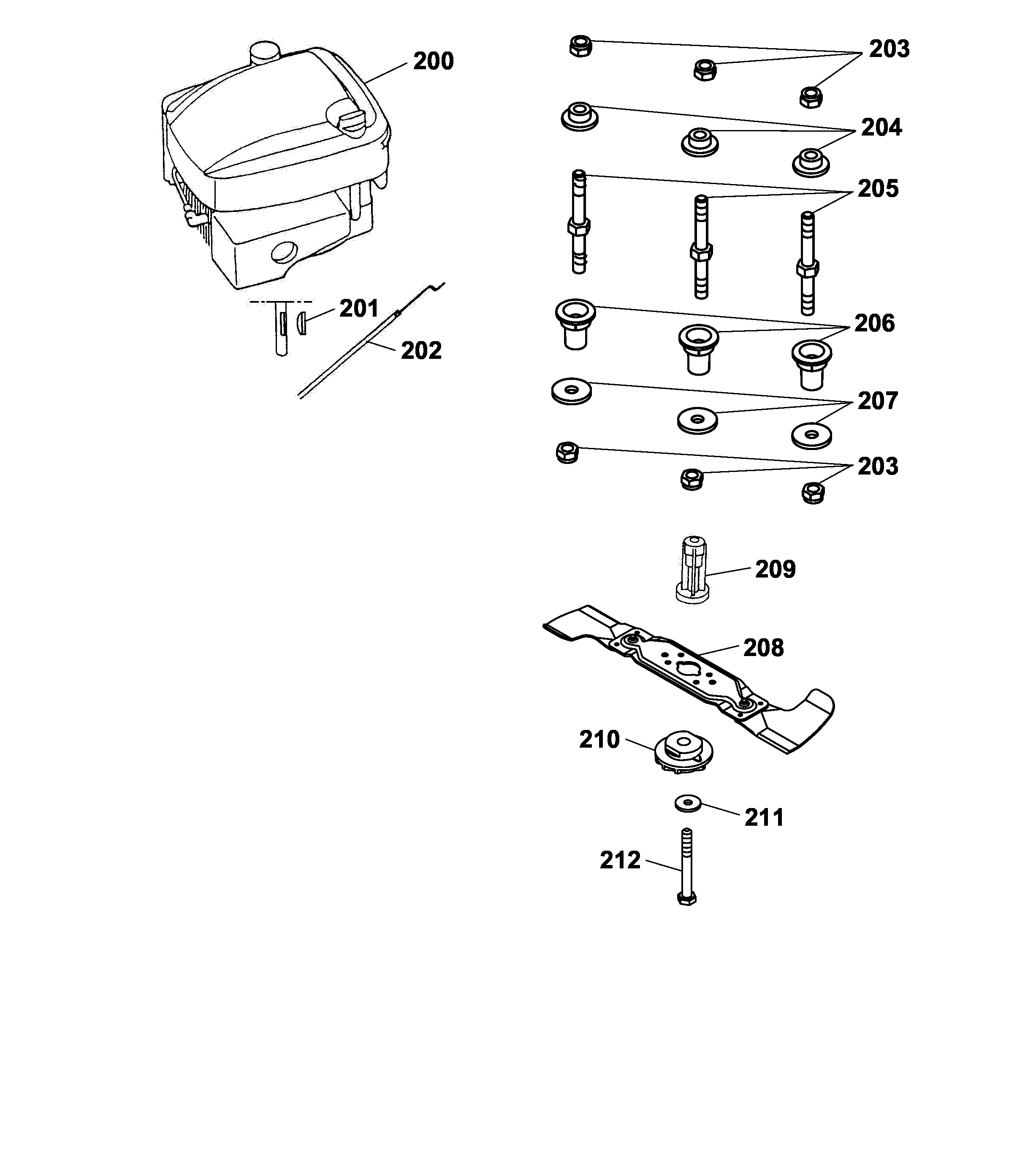 Listes de pièces de rechange