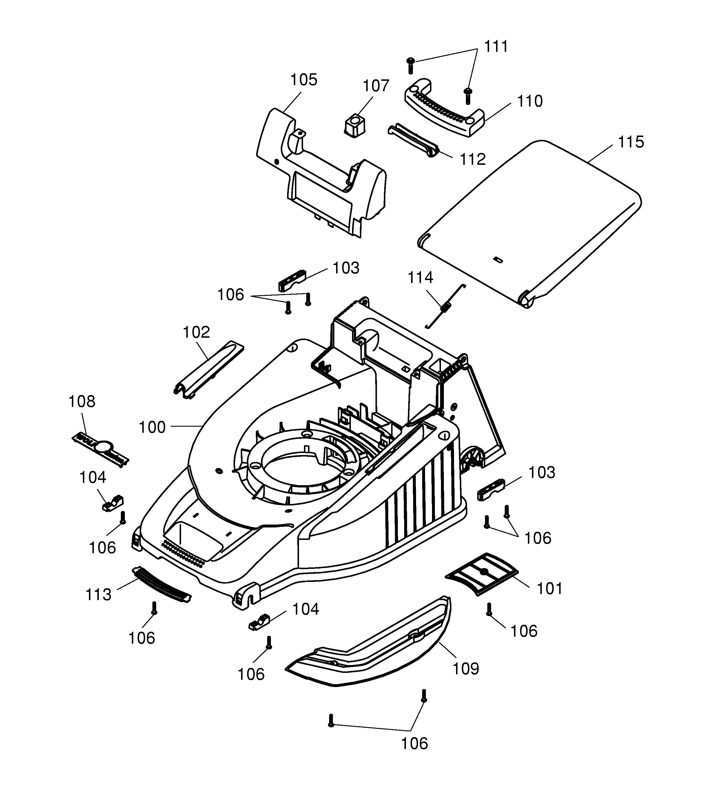 Listes de pièces de rechange
