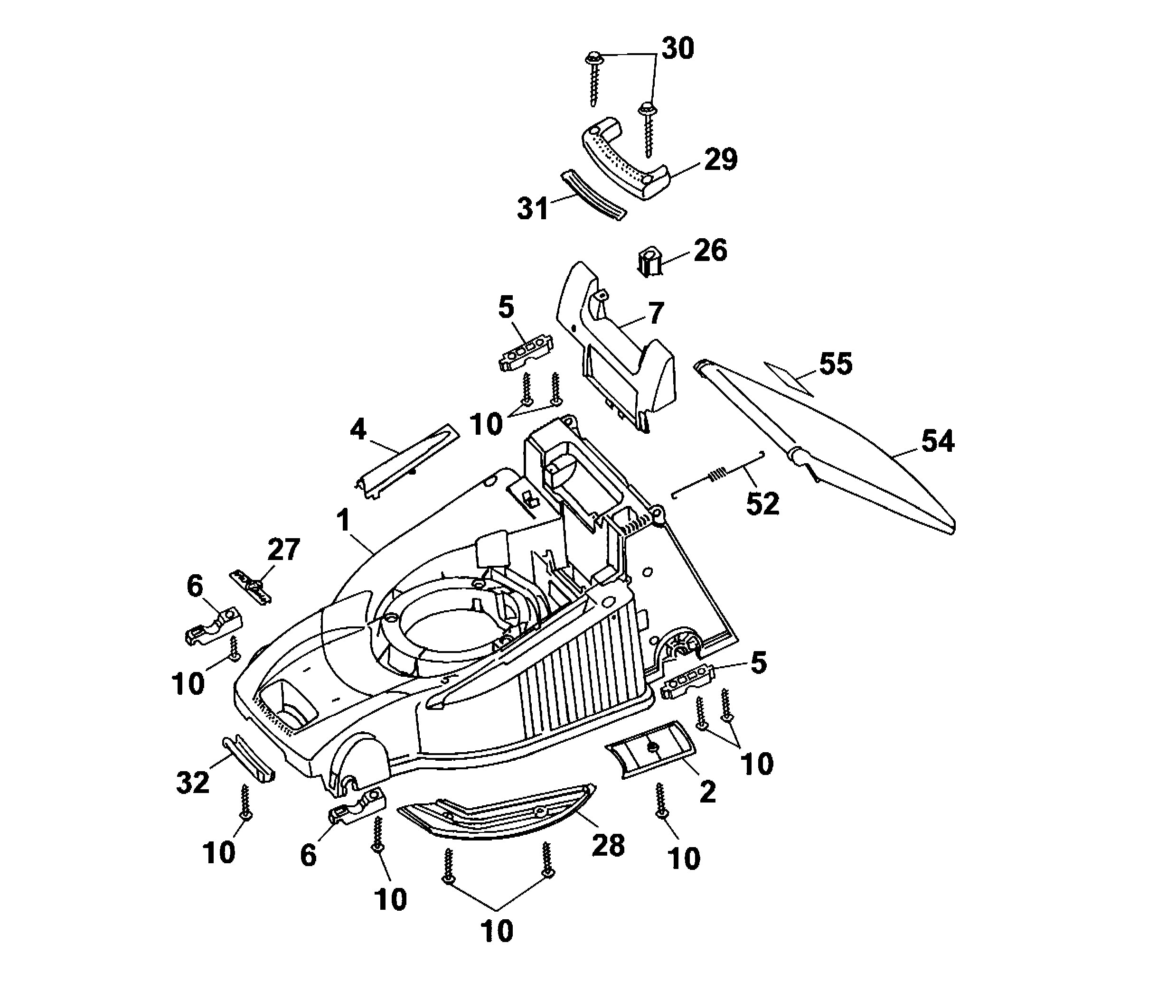Listes de pièces de rechange