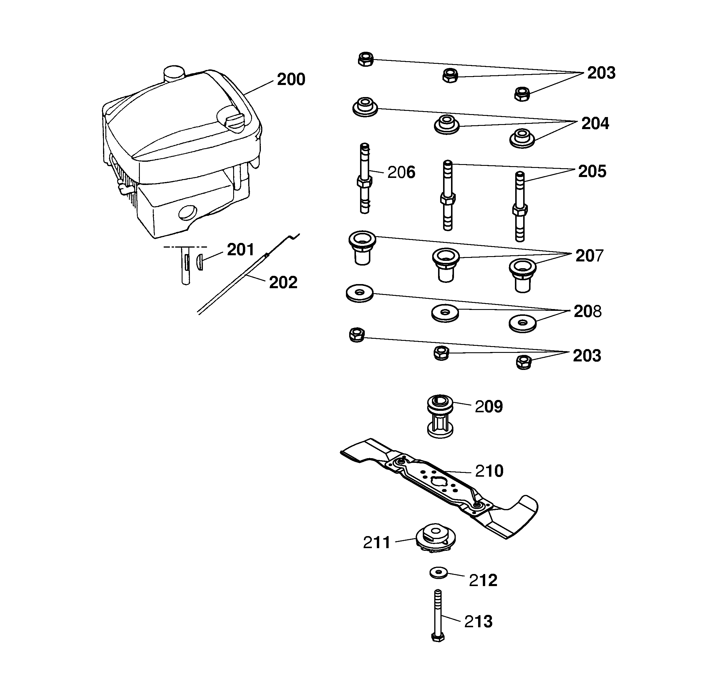 Listes de pièces de rechange