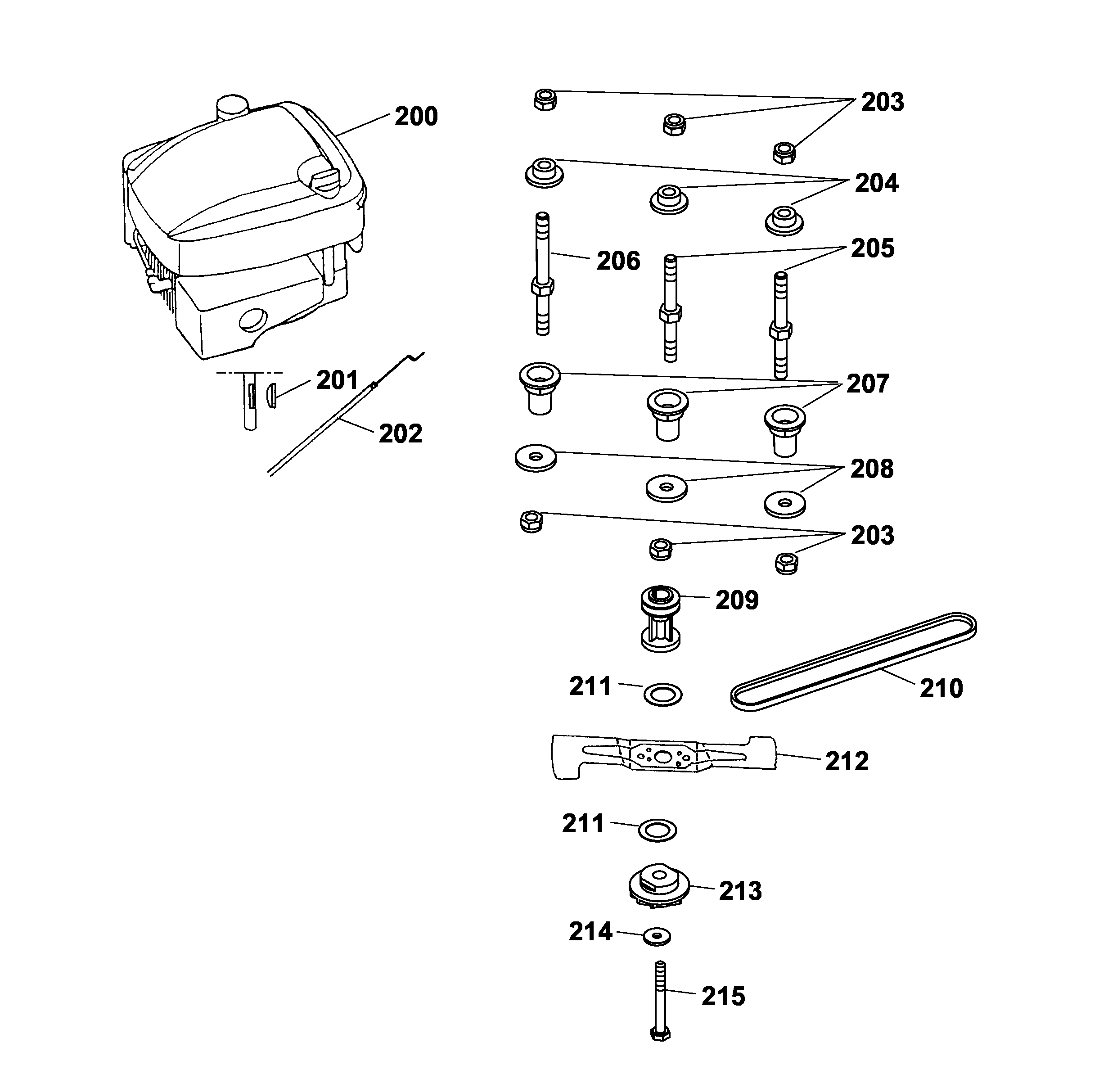 Listes de pièces de rechange