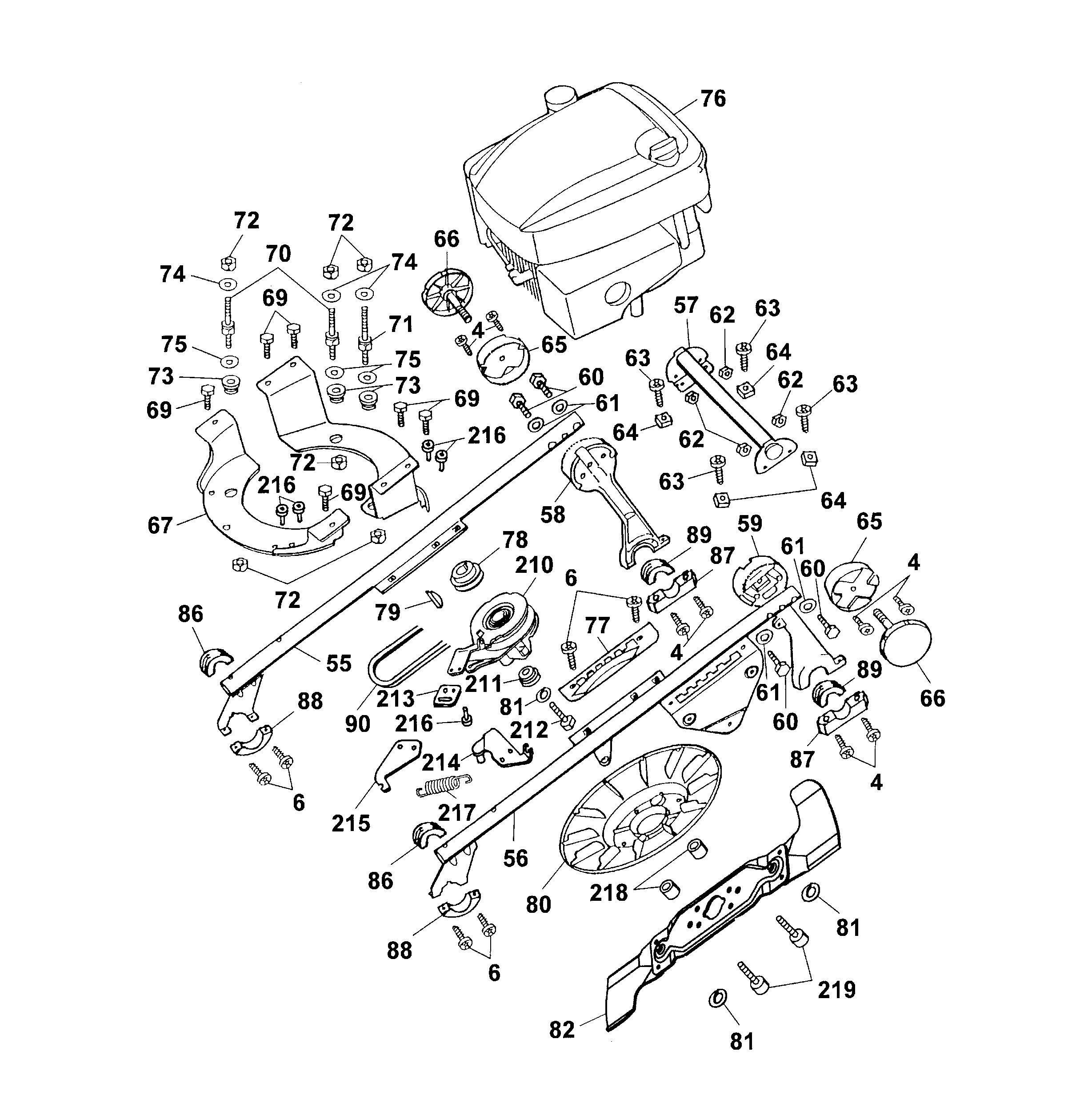 Listes de pièces de rechange