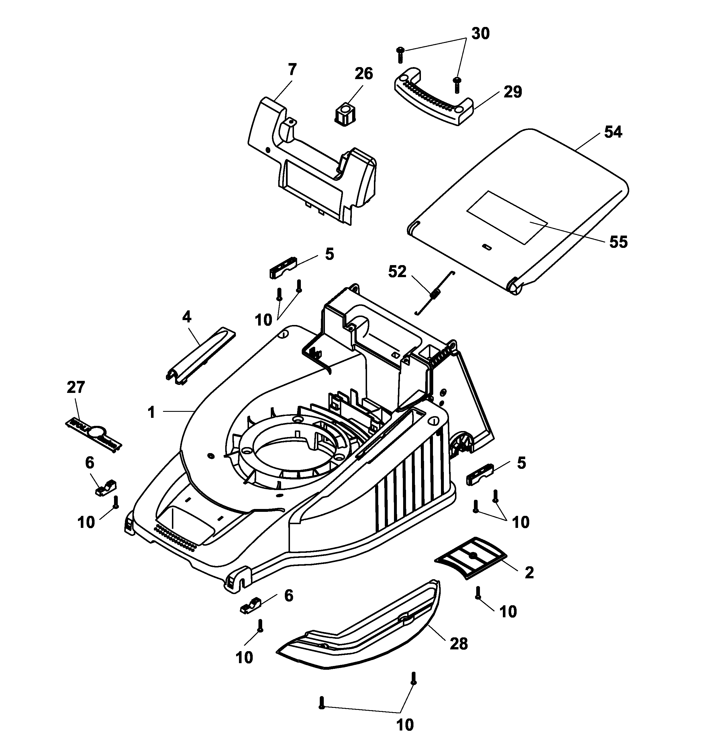 Listes de pièces de rechange