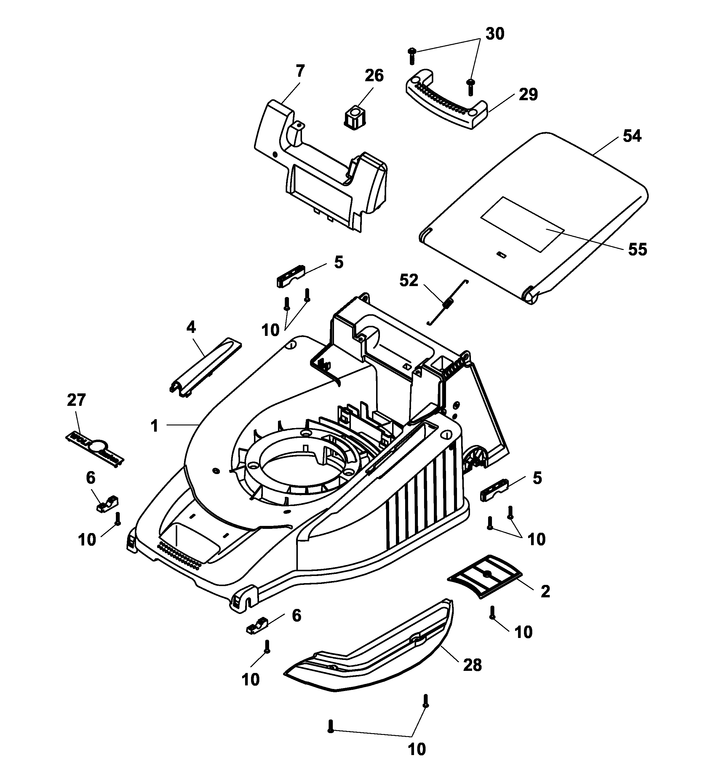 Listes de pièces de rechange