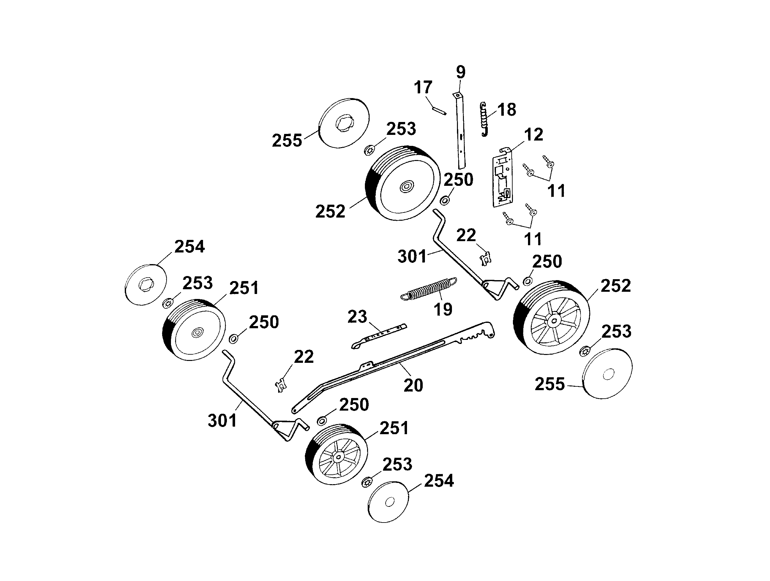 Listes de pièces de rechange