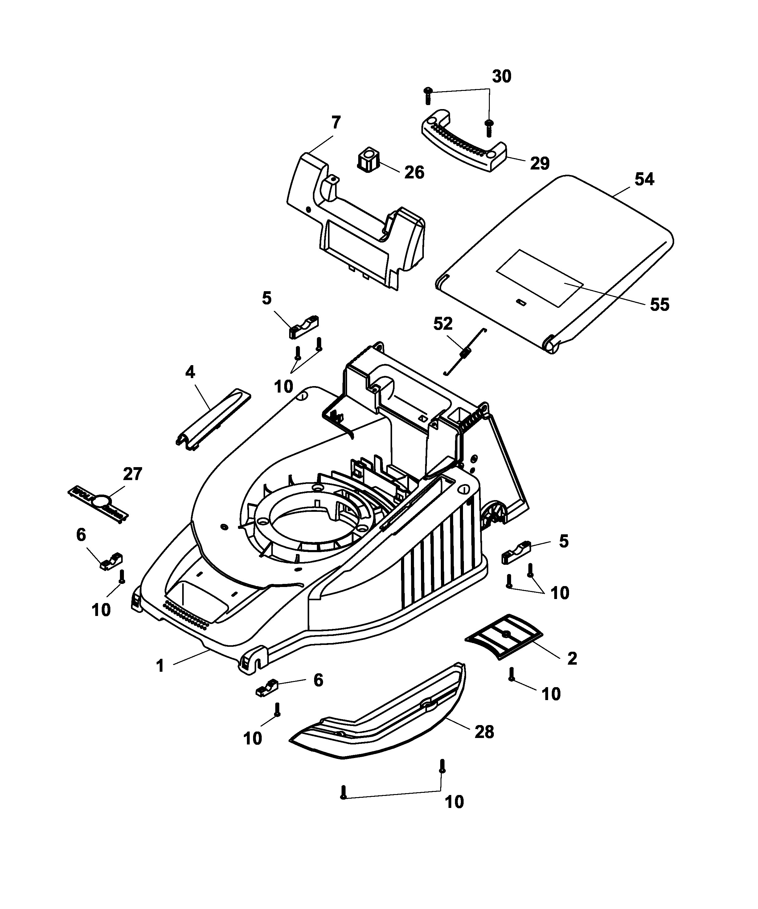 Listes de pièces de rechange