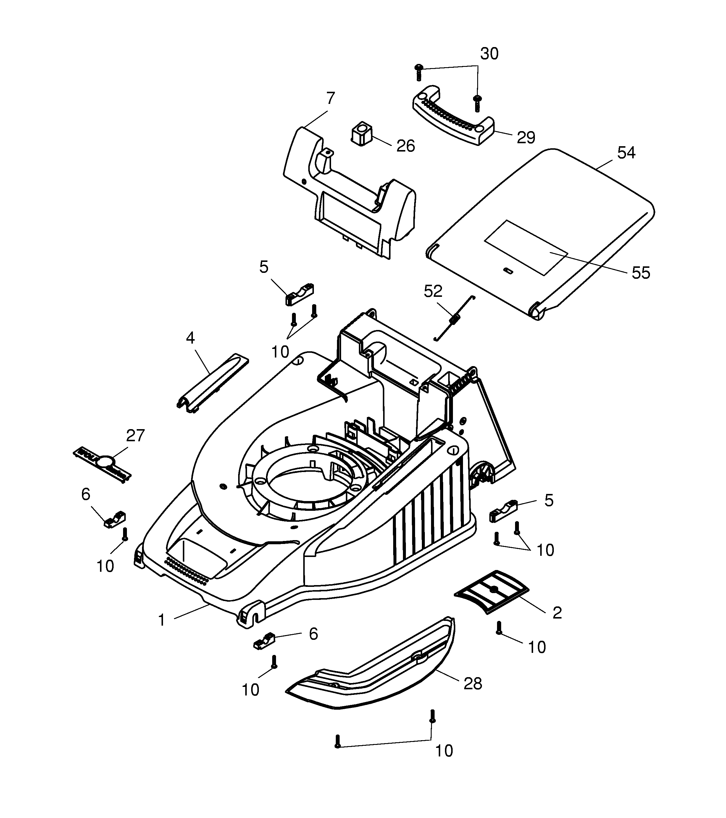 Listes de pièces de rechange