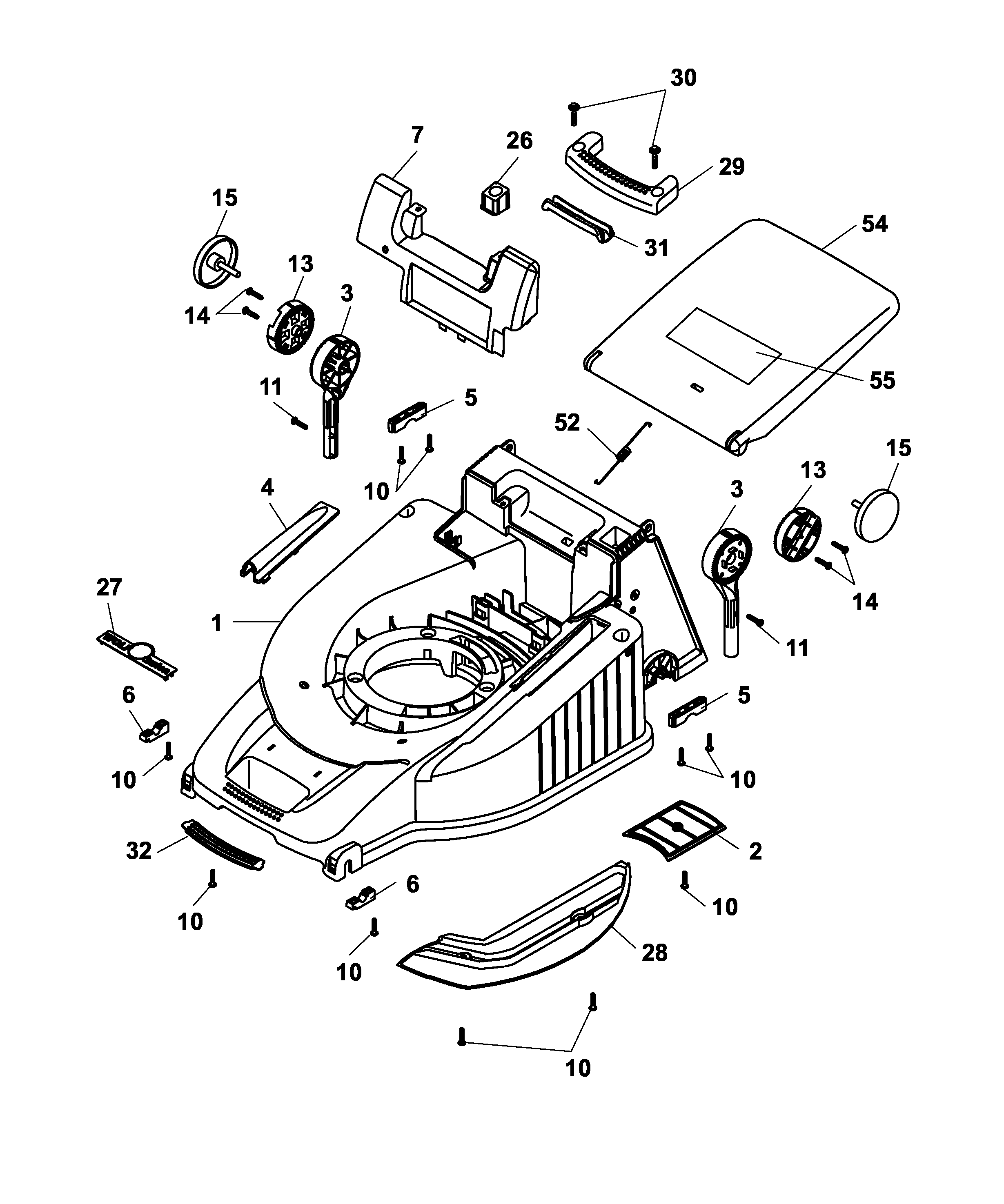 Listes de pièces de rechange